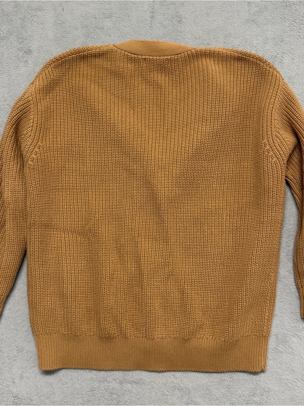 Quince 100% Organic Cotton Oversized Boyfriend Cardigan Fisherman Womens Small - Picture 11 of 11